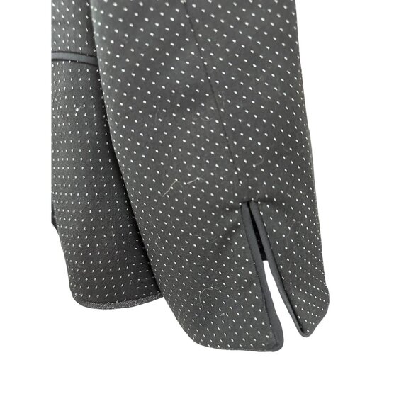 ✌️ 2/$40 ✌️White House Black Market Black Polka Dot Blazer with Ruffled Hem sz 8 - Picture 4 of 6